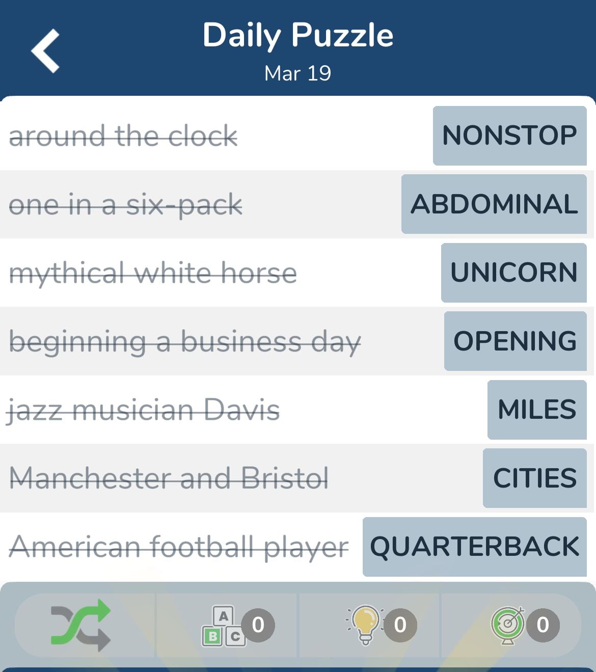 7 Little Words March 19 2024