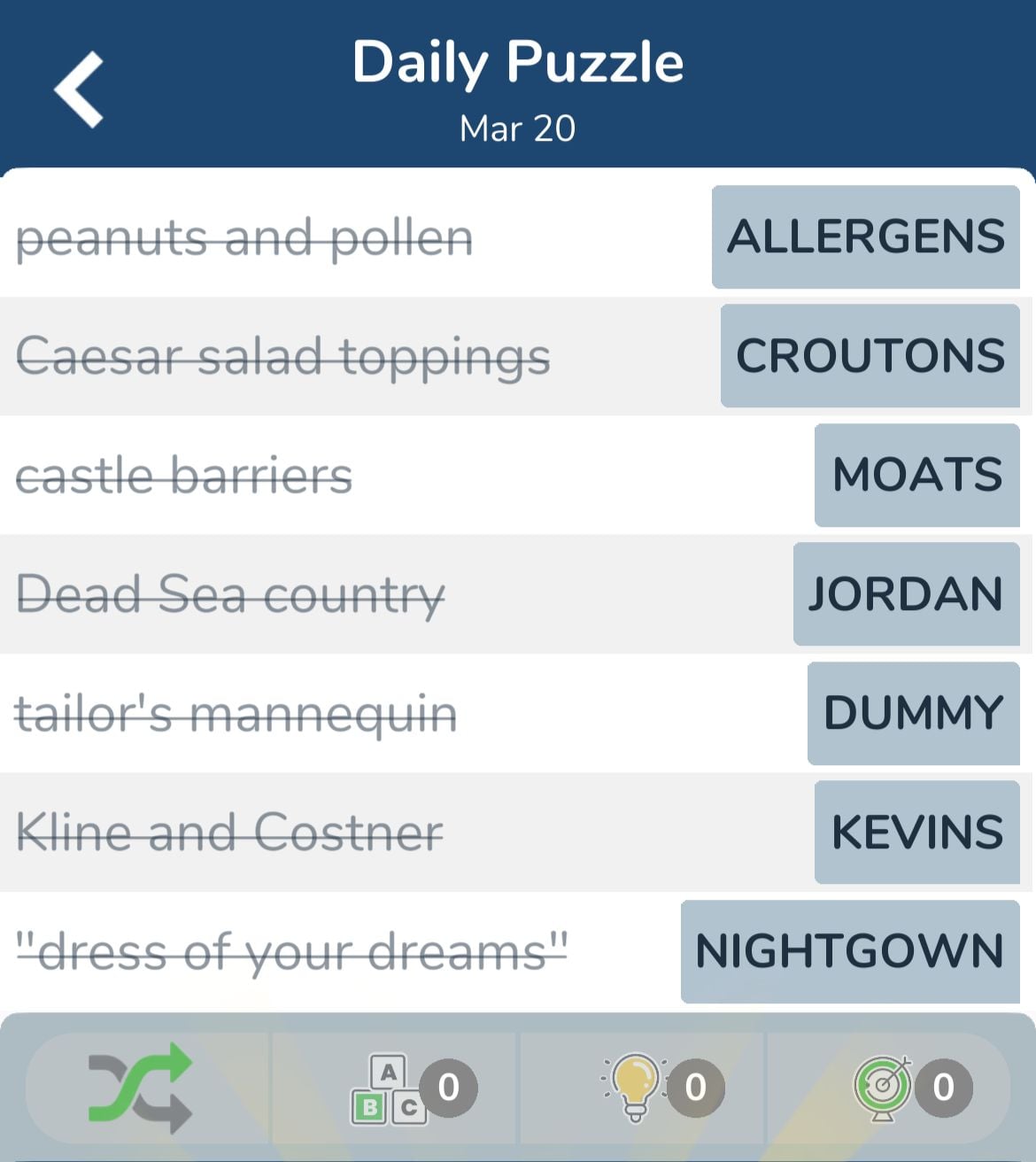 7 Little Words March 20 2024