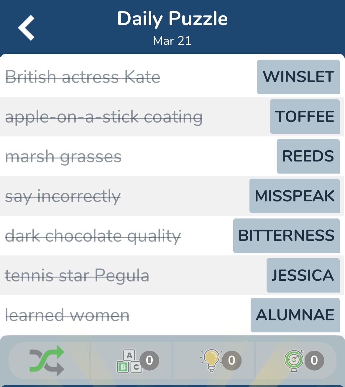 7 Little Words March 21 2024