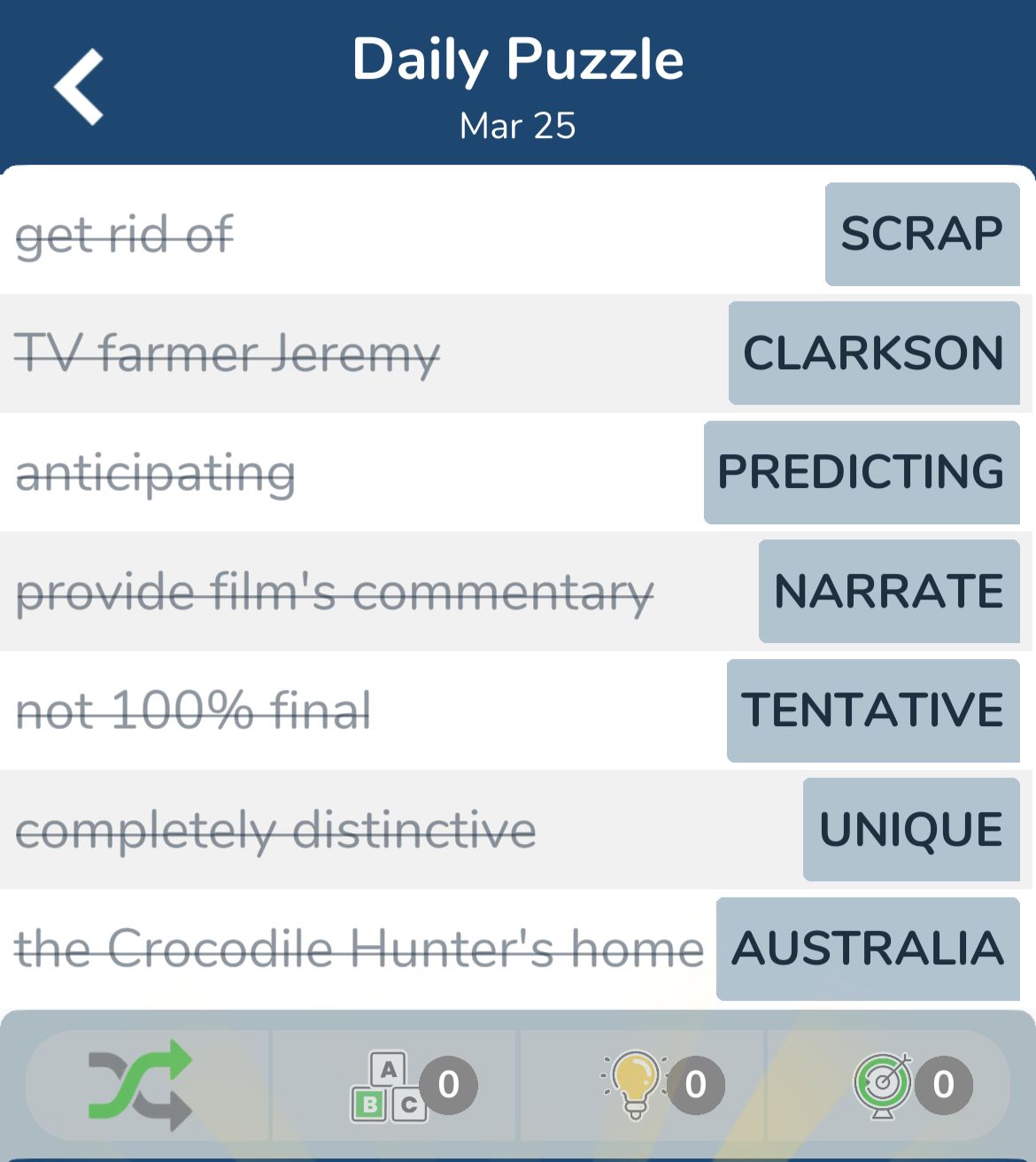 7 Little Words March 25 2024