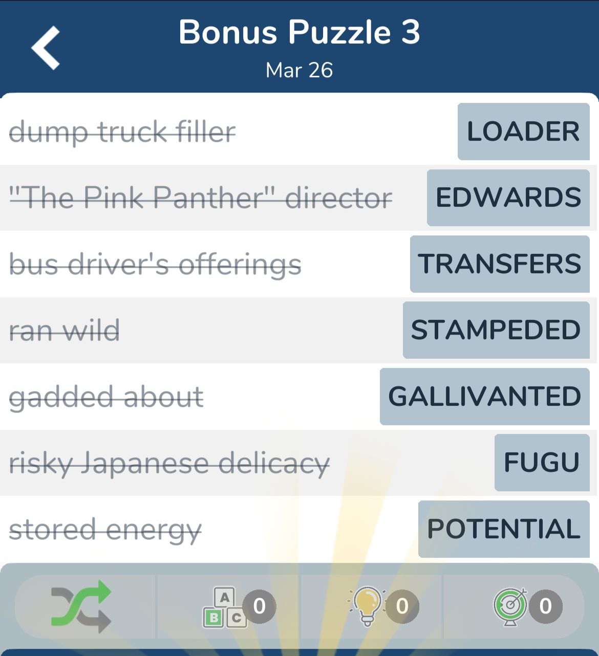 7 Little Words March 26 2024 Bonus 3 7 Little Words March 26 2024 Bonus 3