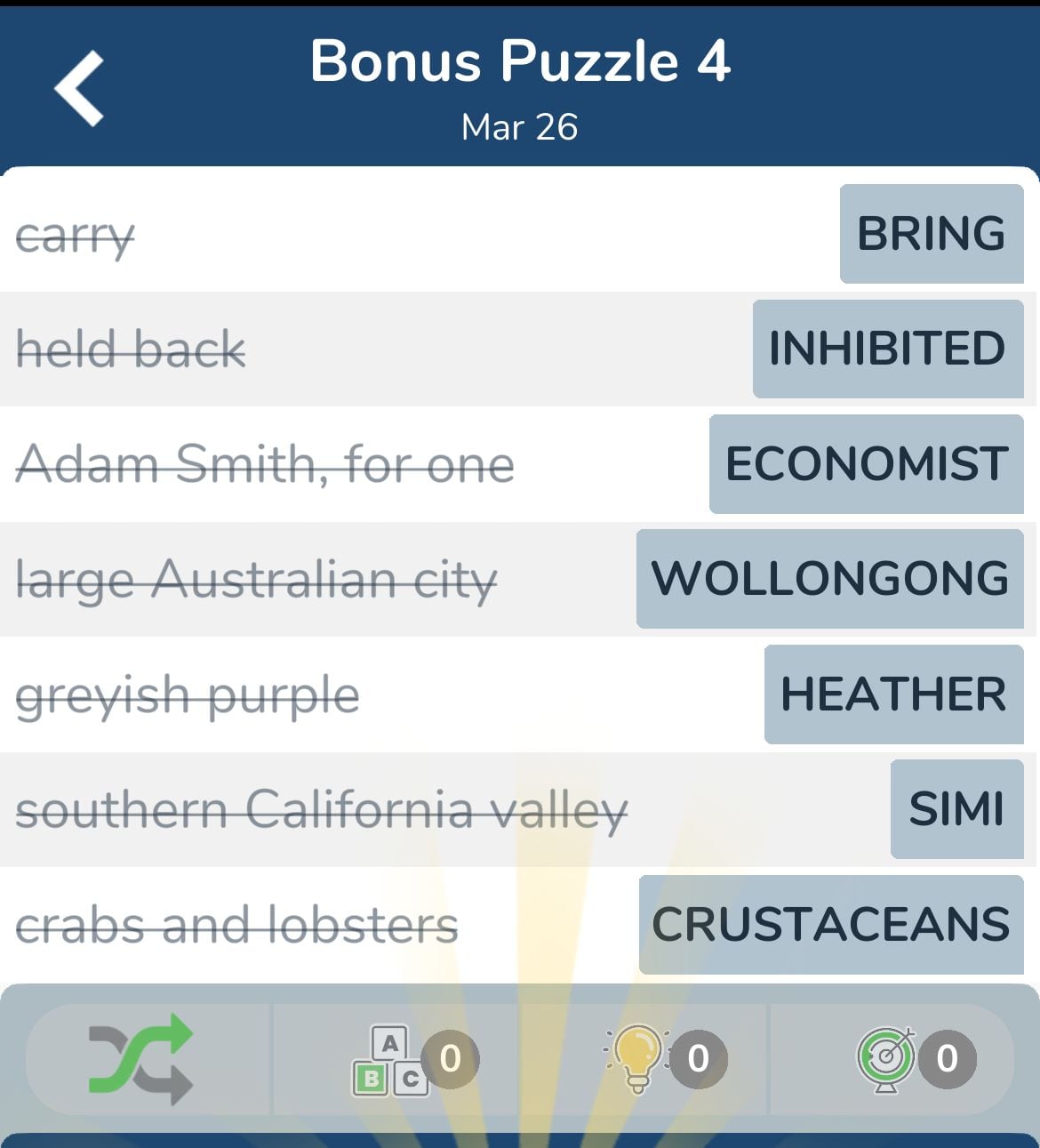 7 Little Words March 26 2024 Bonus 4 7 Little Words March 26 2024 Bonus 4