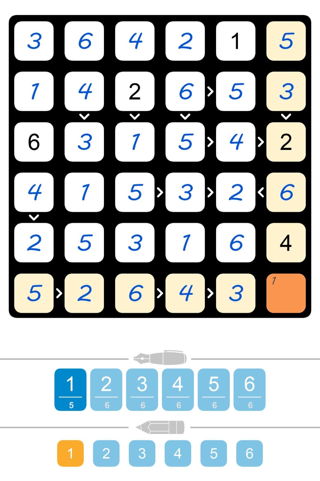 Puzzle Page Futoshiki March 9 2024