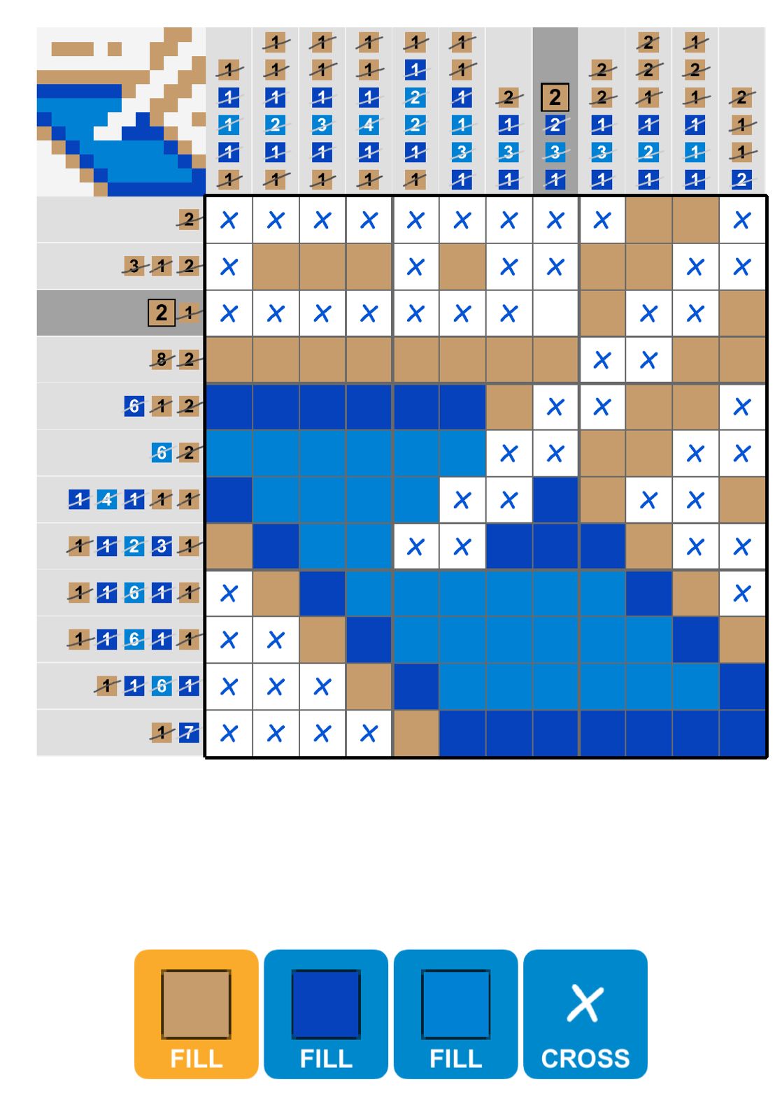 Puzzle Page Picture Cross March 28 2024