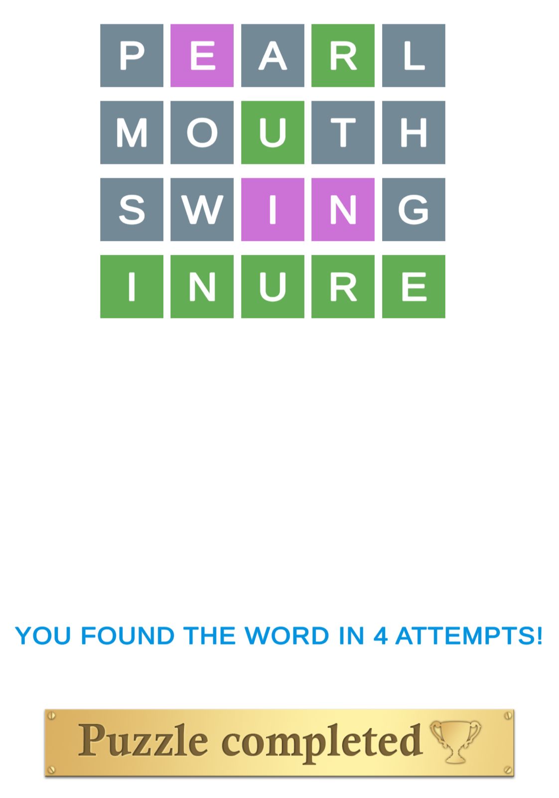 Puzzle Page Wordy March 5 2024