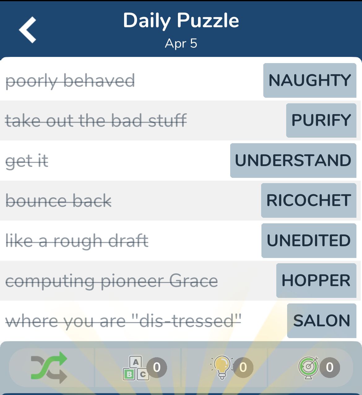 7 Little Words April 5 2024 7 Little Words April 5 2024