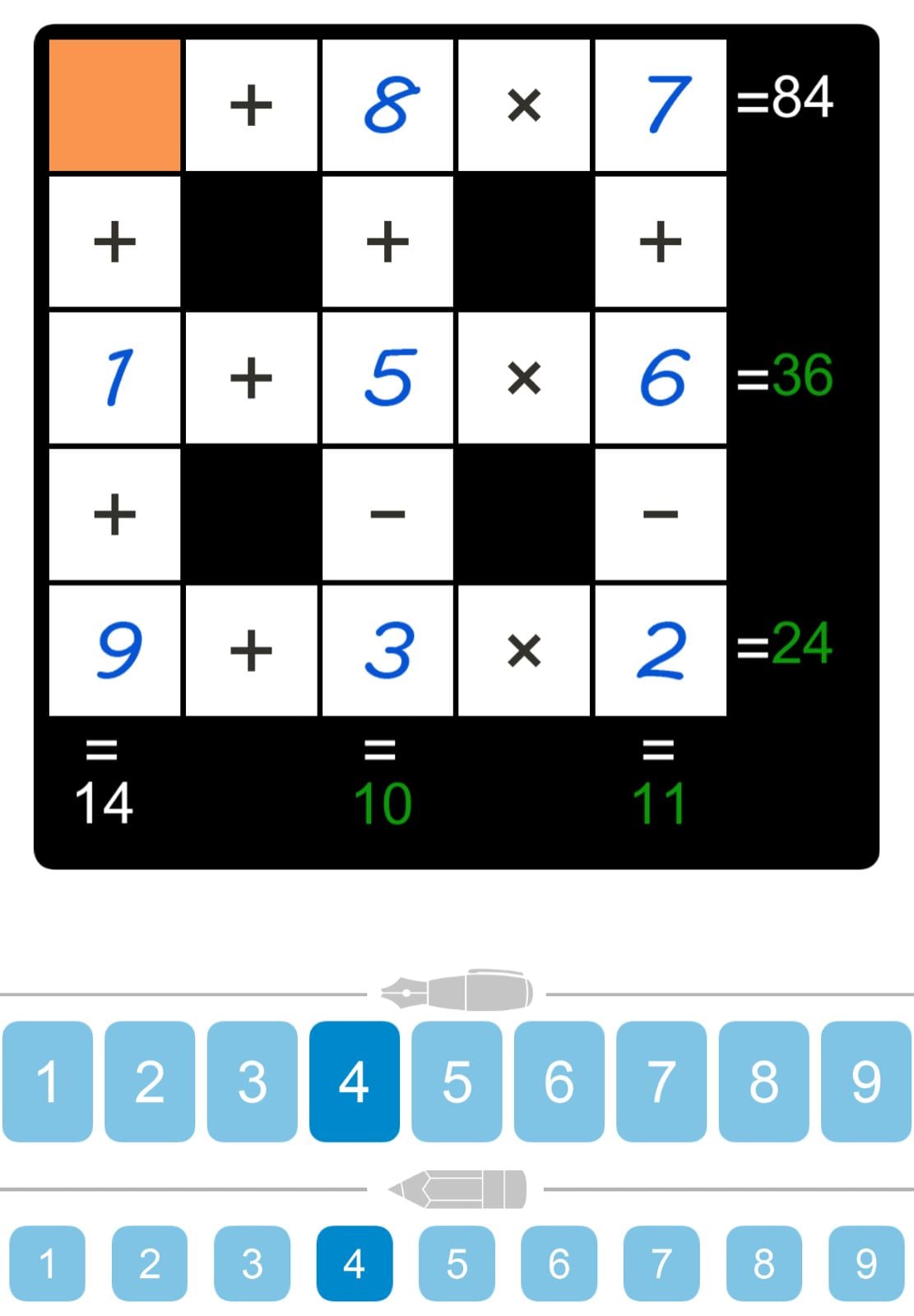 Puzzle Page Cross Sum May 1 2024