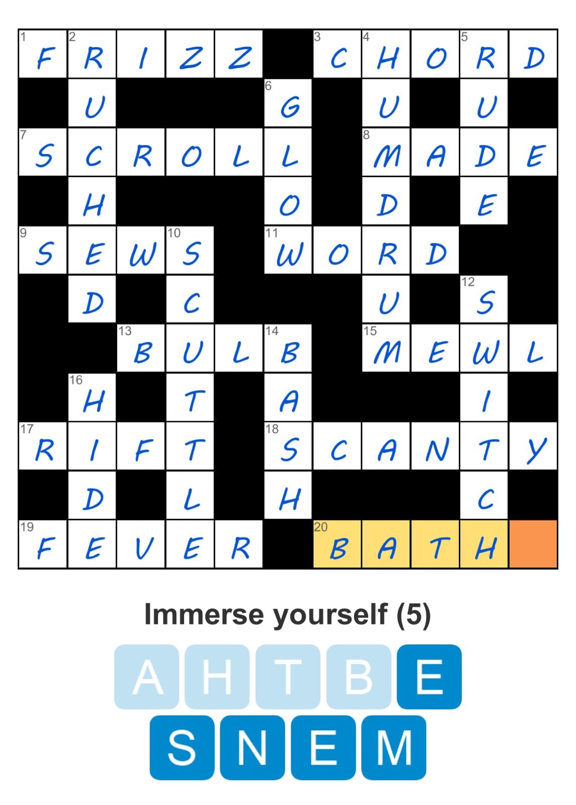 Puzzle Page Crossword April 13 2024 Answers