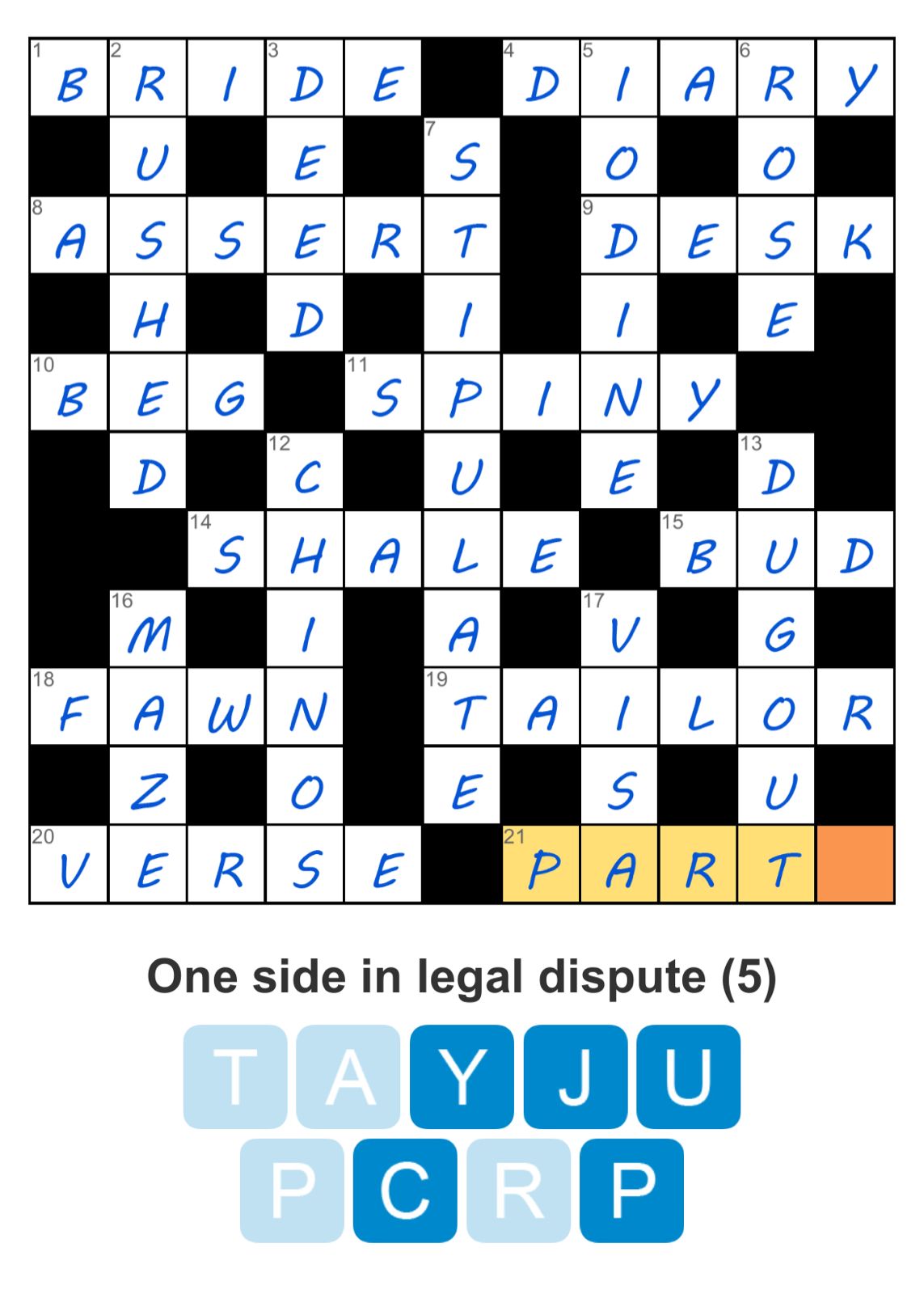 Puzzle Page Crossword April 16 2024