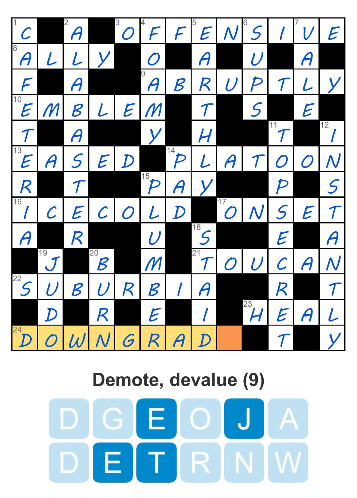 Puzzle Page Crossword April 21 2024