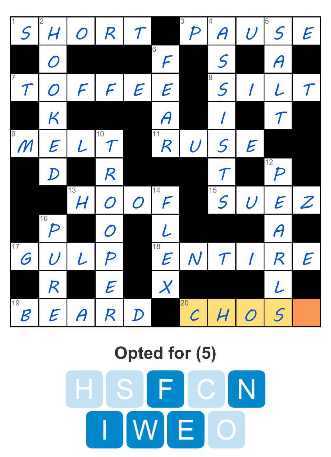Puzzle Page Crossword April 22 2024