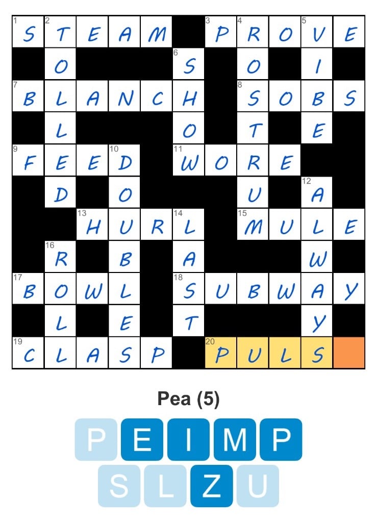 Puzzle Page Crossword April 4 2024
