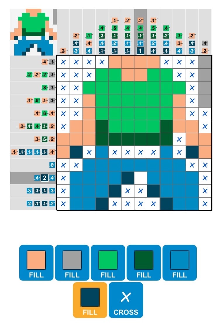Puzzle Page Picture Cross April 4 2024
