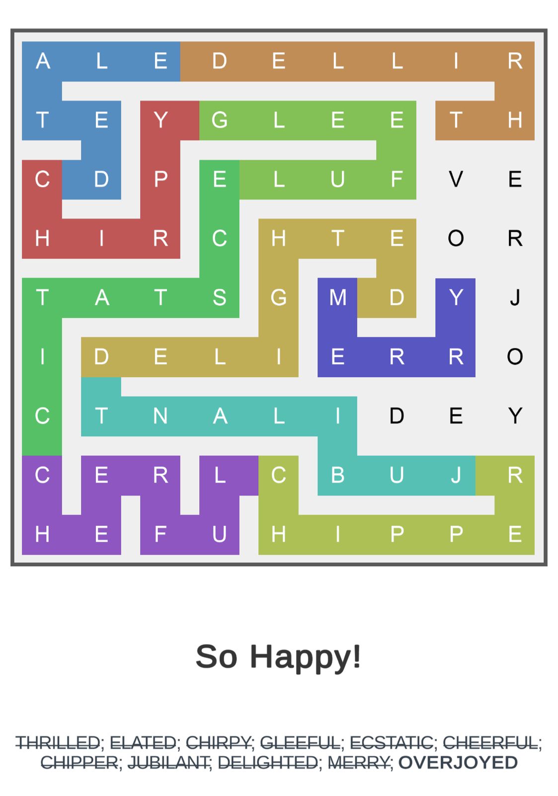 Puzzle Page Word Snake April 24 2024
