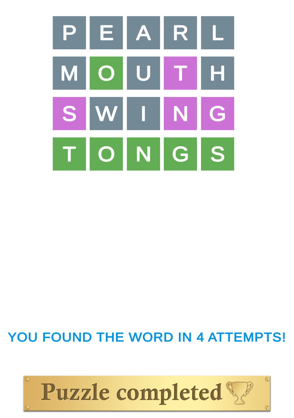 Puzzle Page Wordy April 17 2024