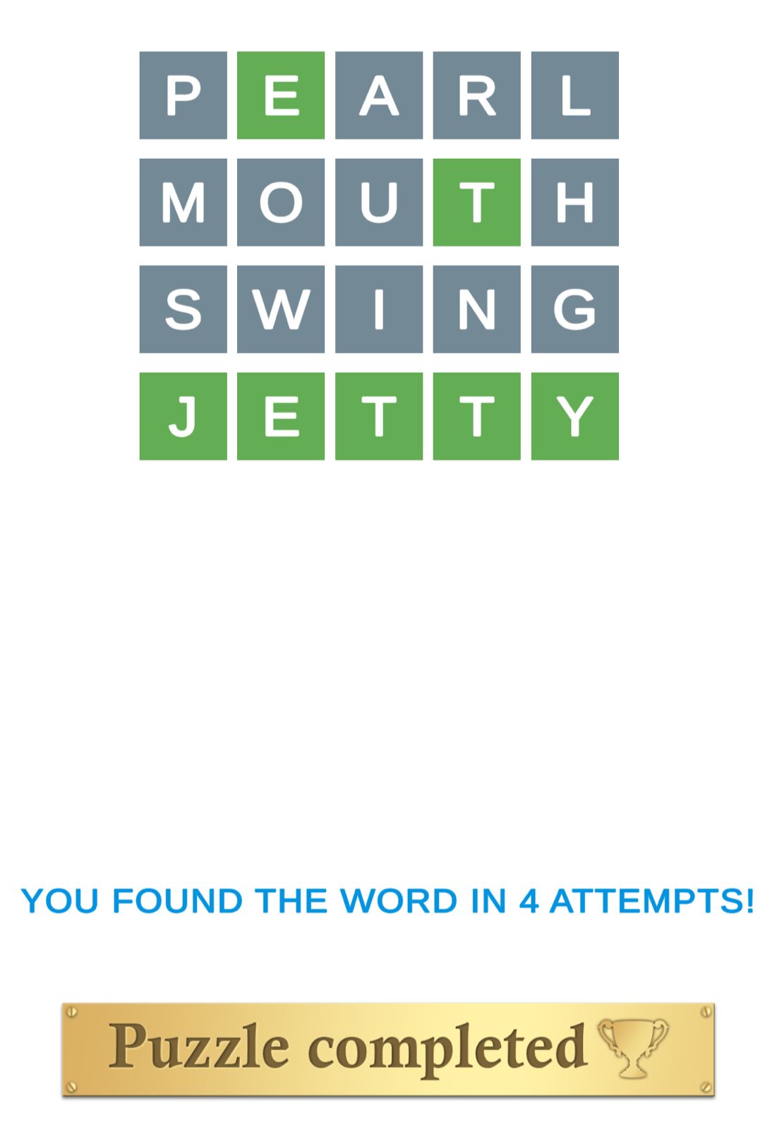 Puzzle Page Wordy April 2 2024
