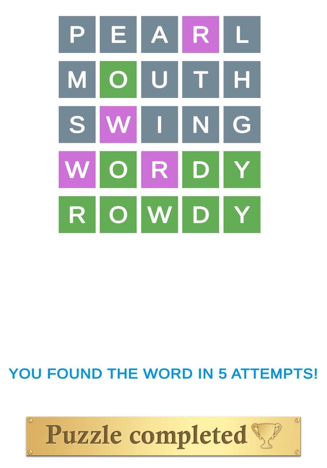 Puzzle Page Wordy April 22 2024