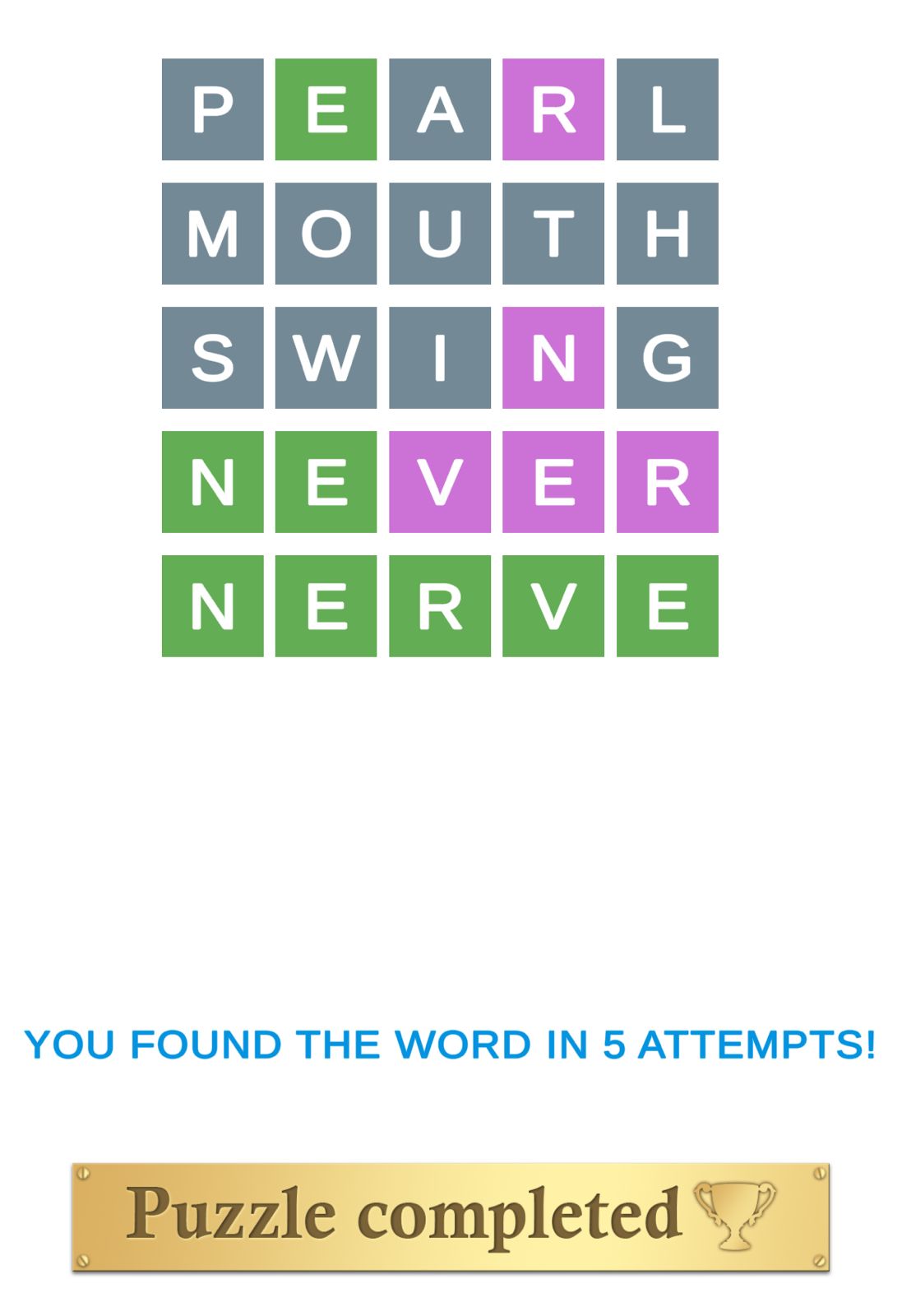 Puzzle Page Wordy April 24 2024