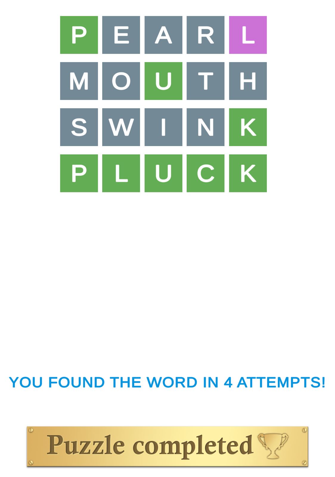Puzzle Page Wordy May 1 2024