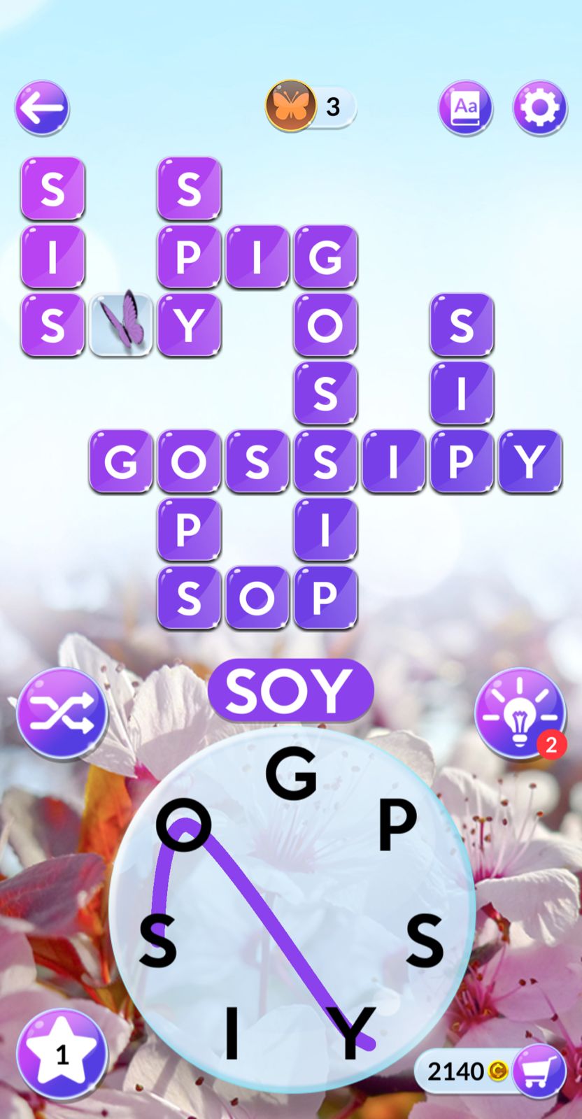 Wordscapes In Bloom Daily May 1 2024
