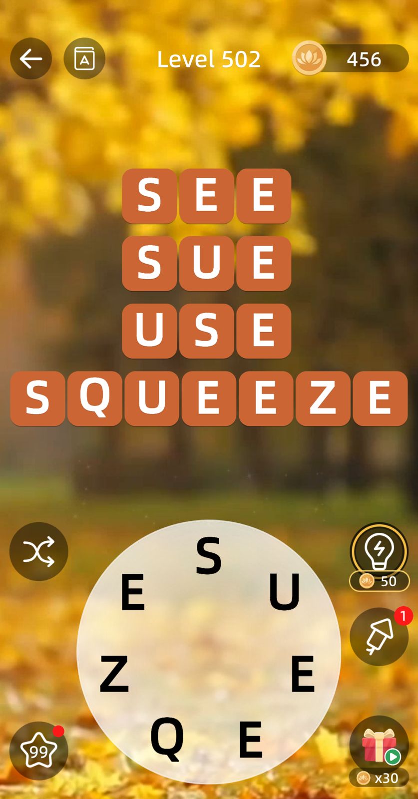 Zen Word Level 502