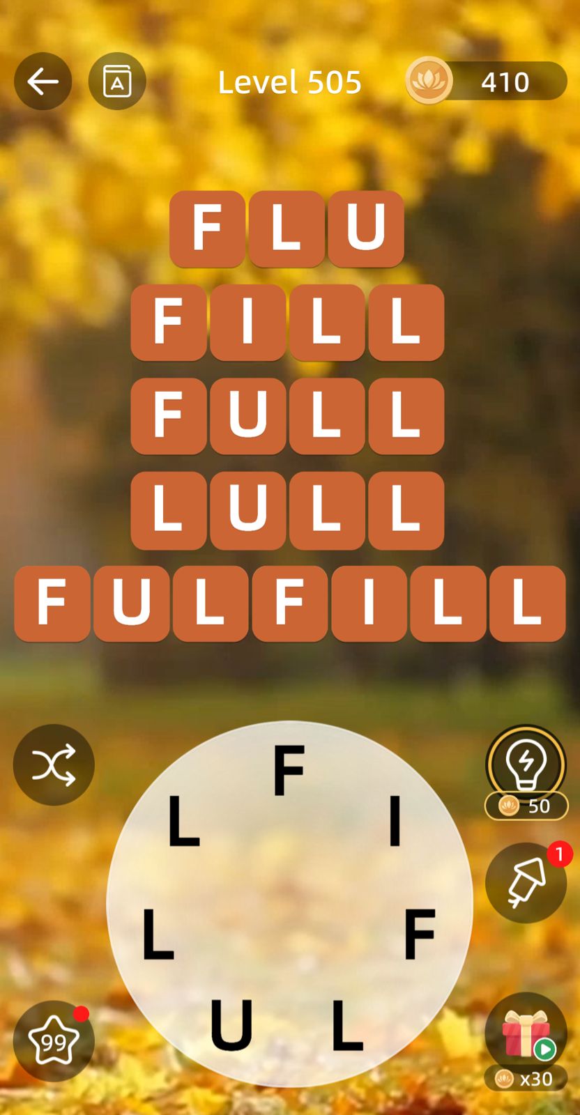 Zen Word Level 505