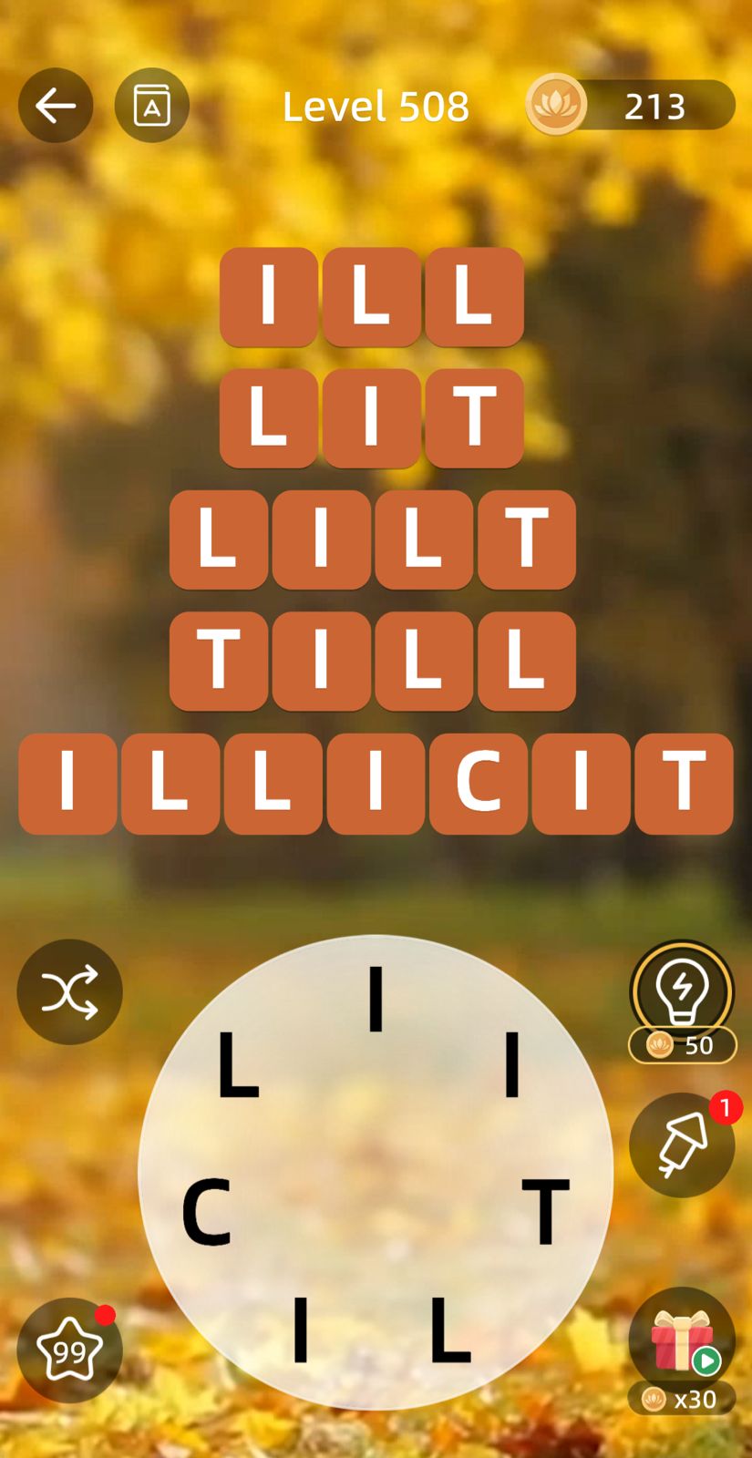 Zen Word Level 508