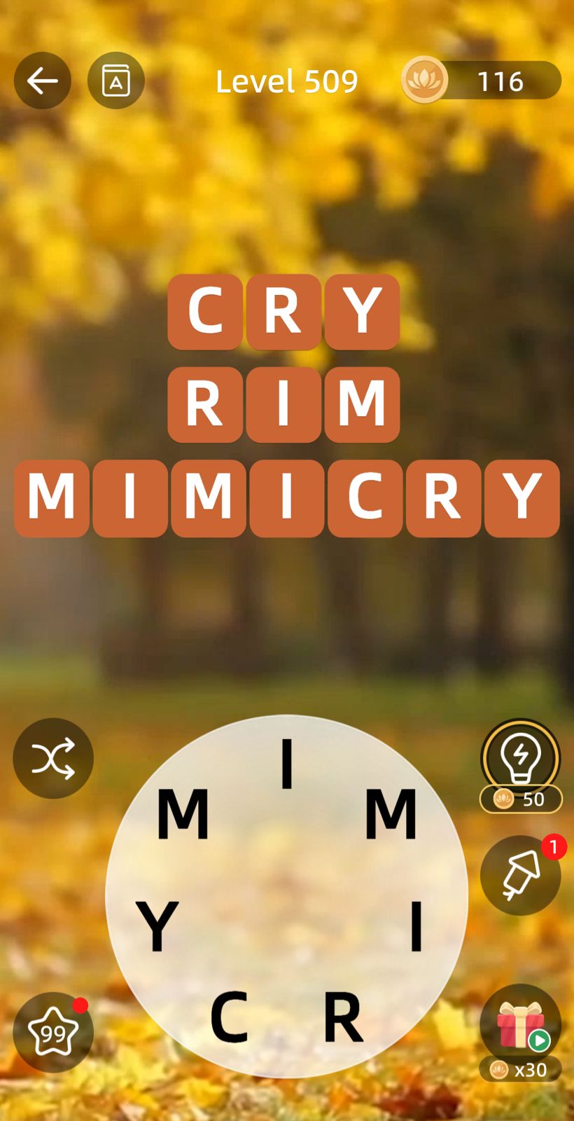 Zen Word Level 509