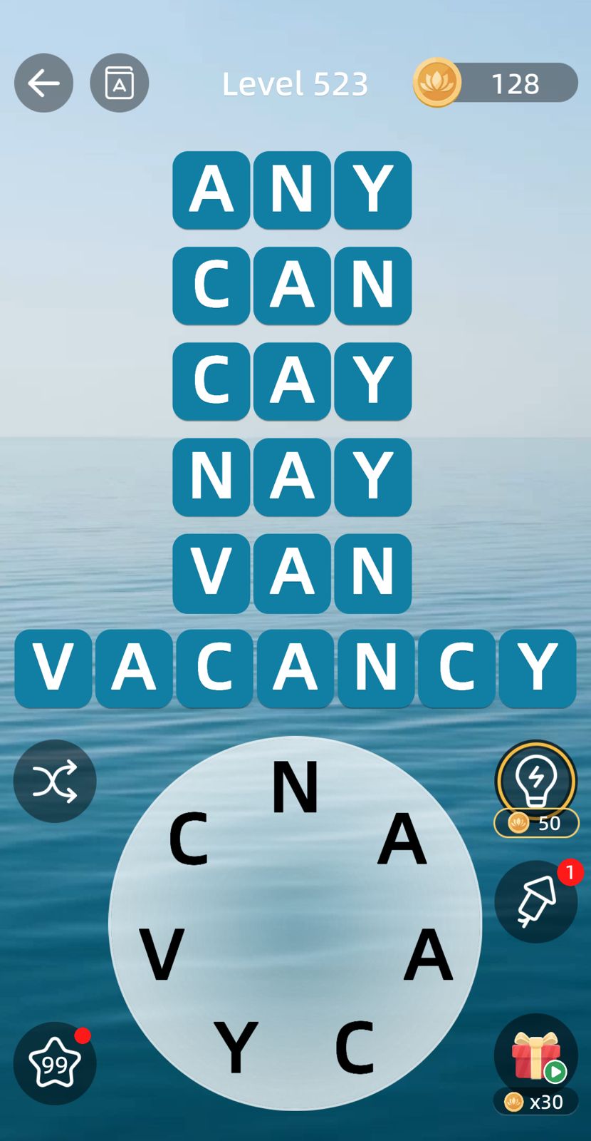 Zen Word Level 523 Answers