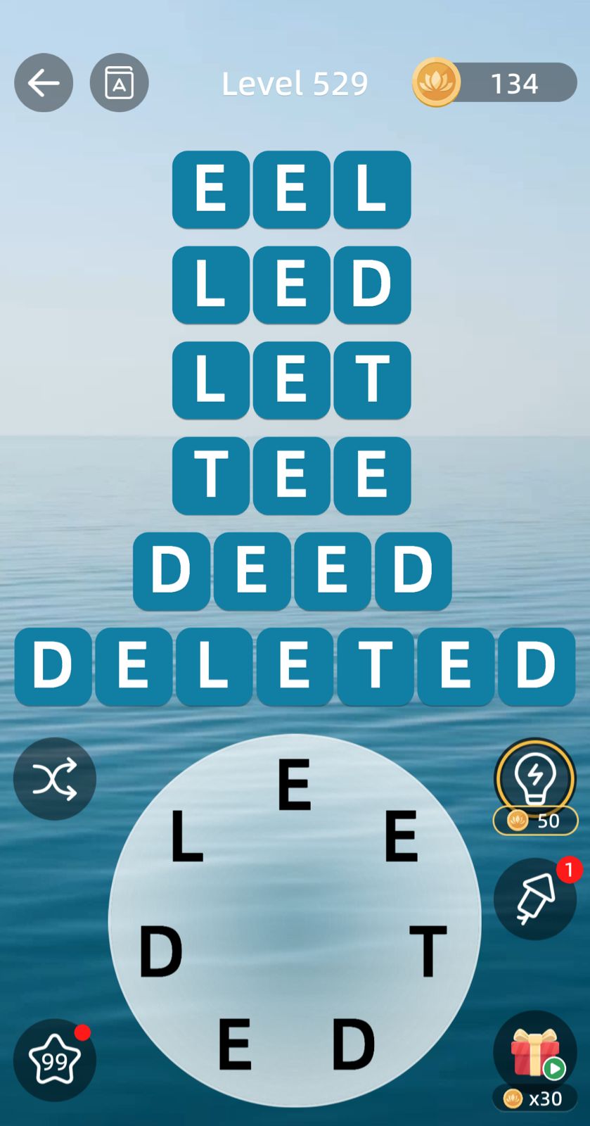 Zen Word Level 529 Answers