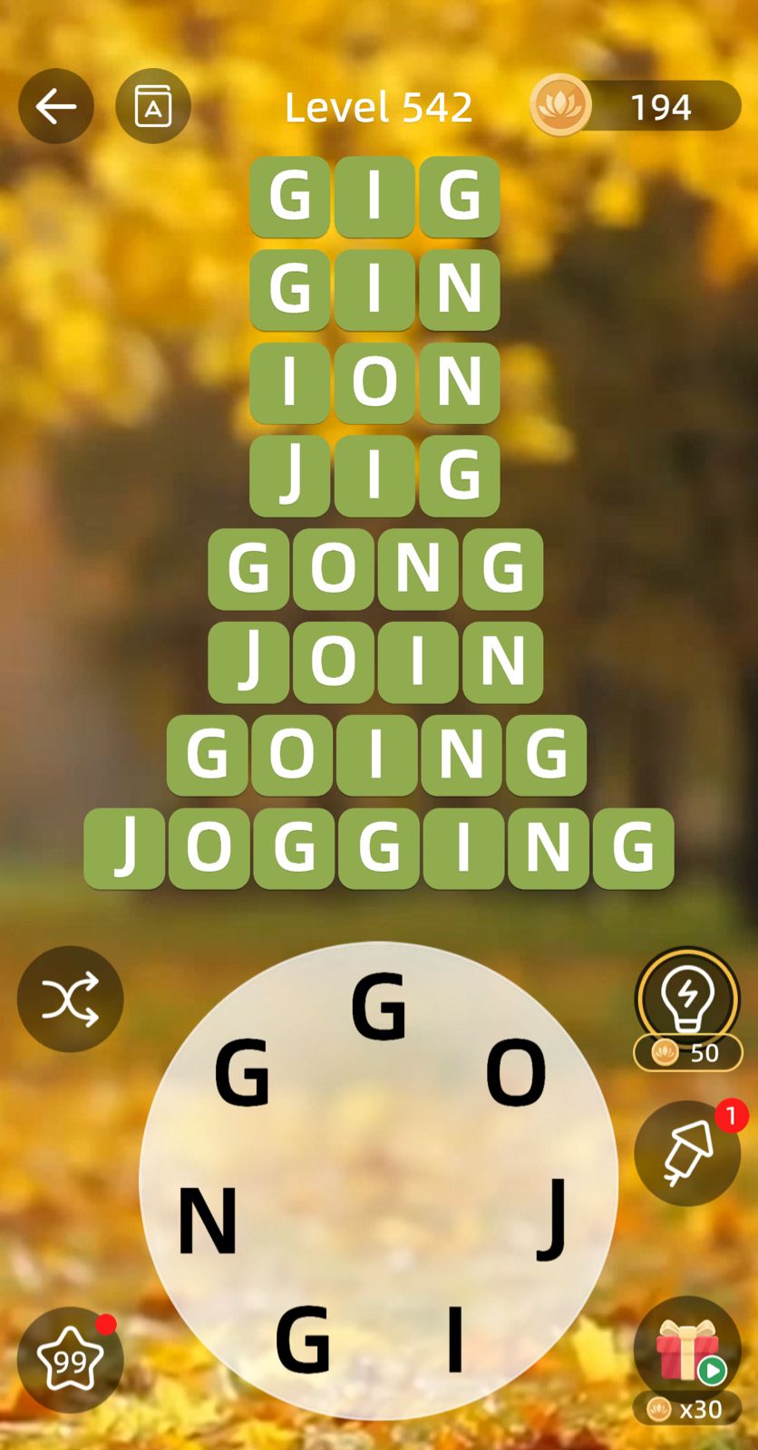 Zen Word Level 542