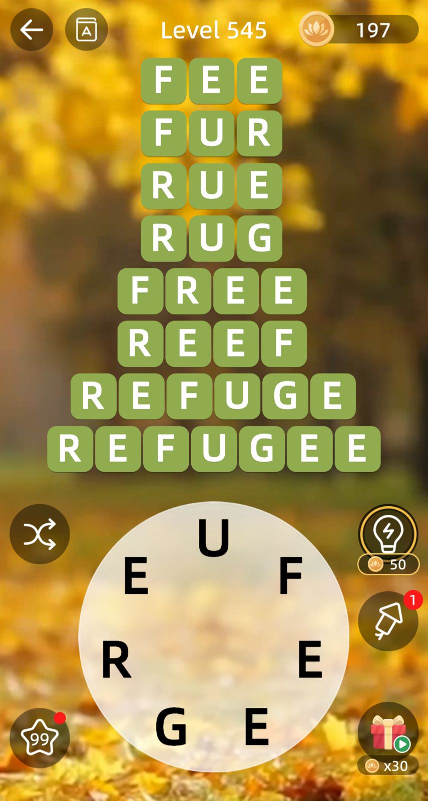 Zen Word Level 545