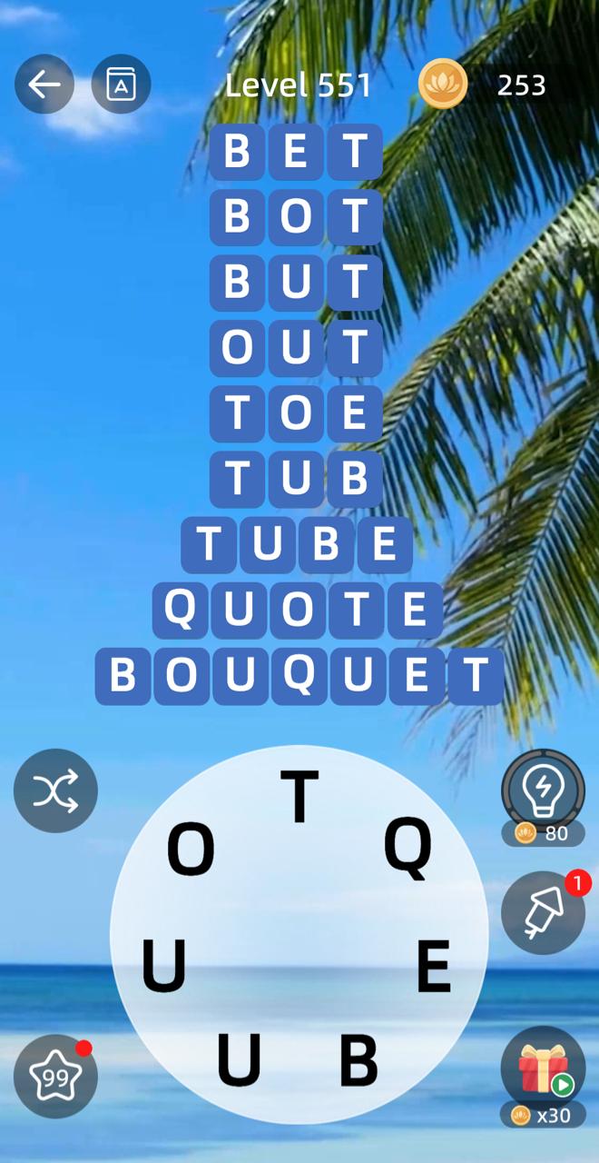 Zen Word Level 551