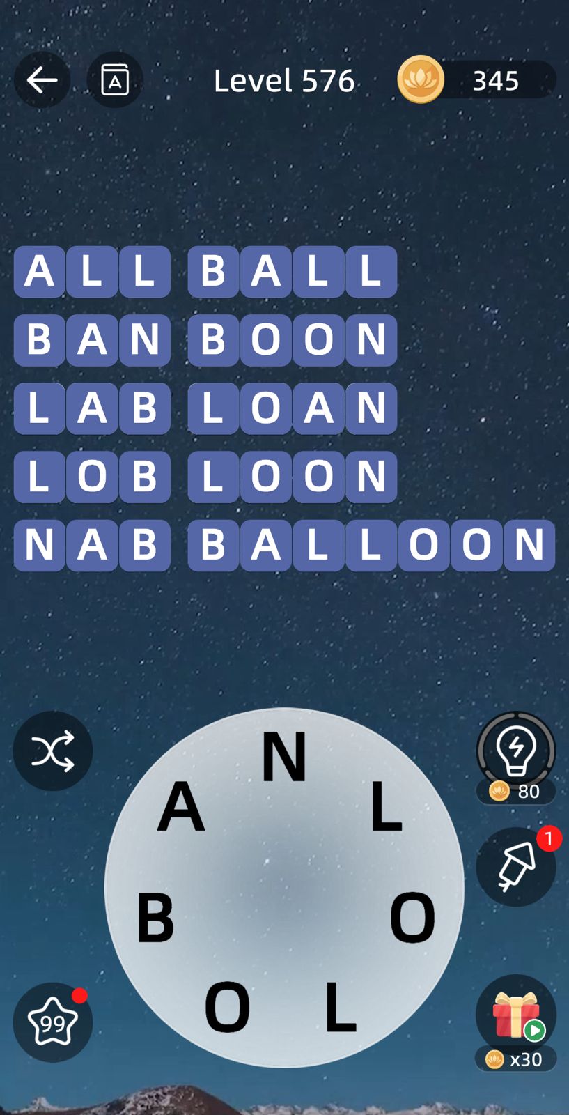 Zen Word Level 576