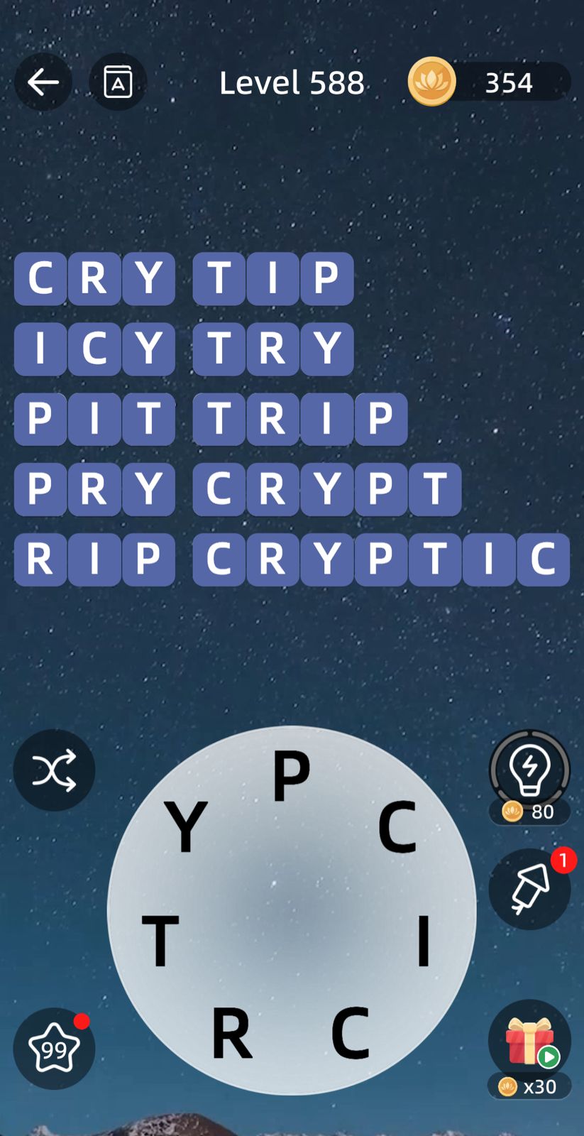 Zen Word Level 588