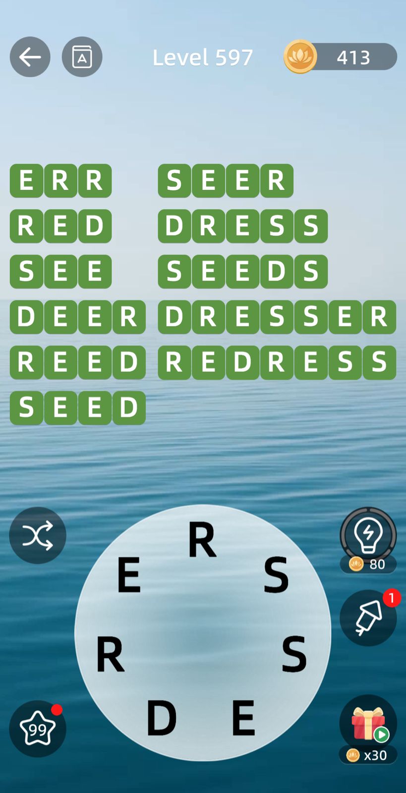 Zen Word Level 597