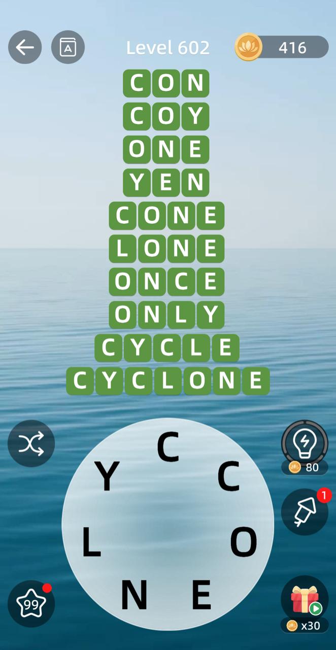 Zen Word Level 602