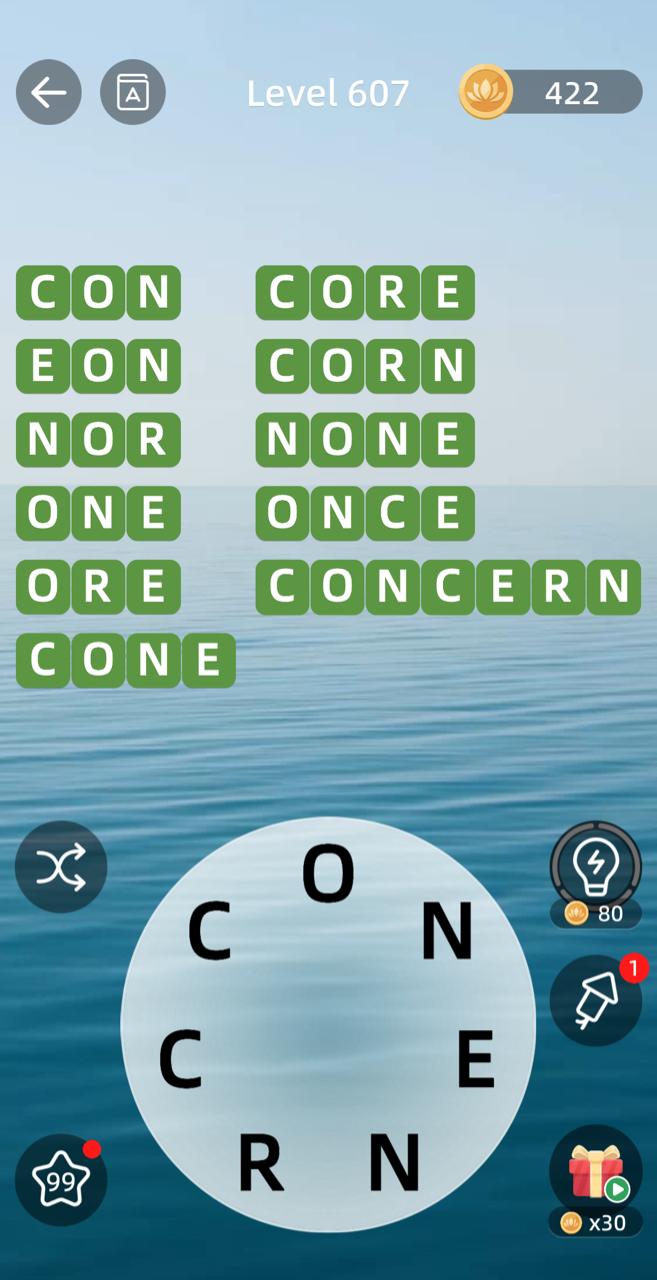 Zen Word Level 607