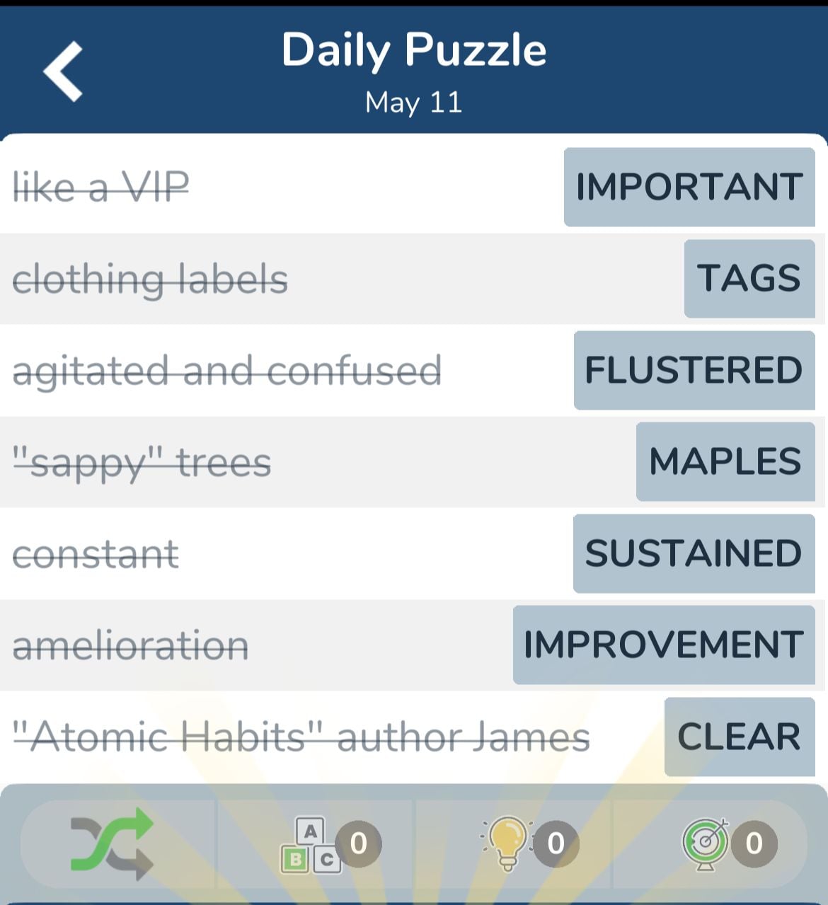 7 Little Words May 11 2024
