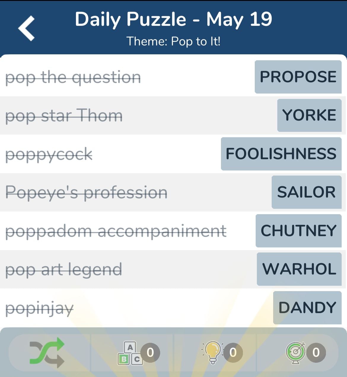 7 Little Words May 19 2024