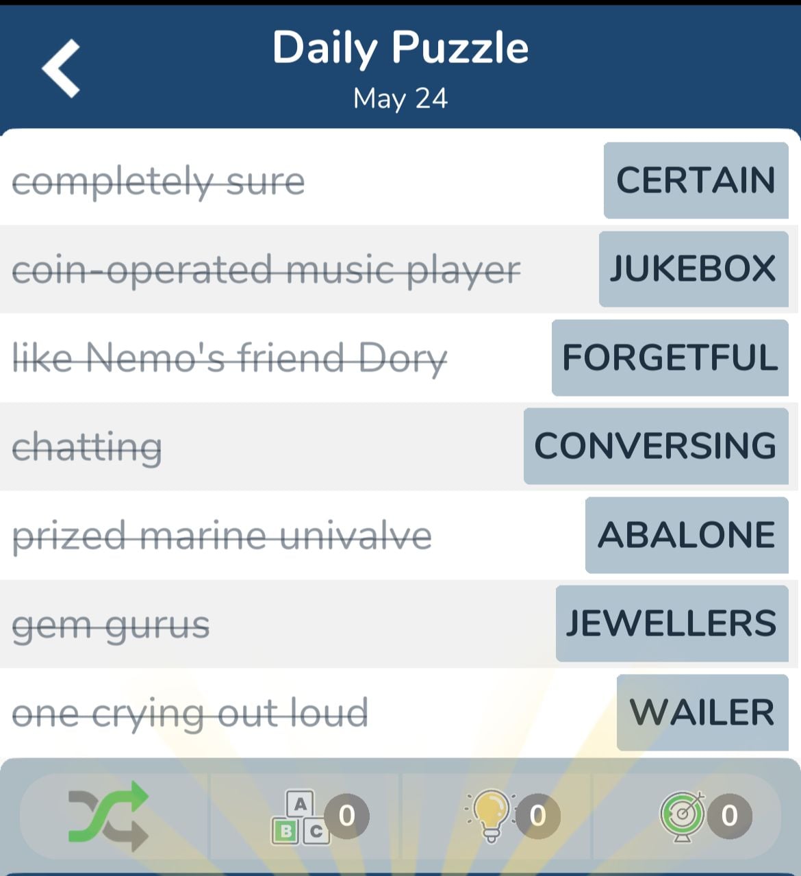 7 Little Words May 24 2024