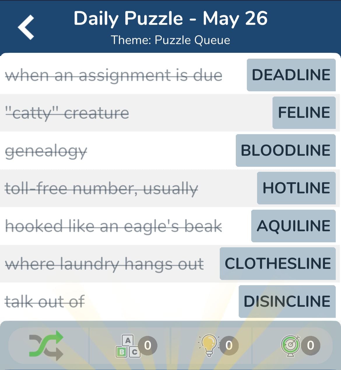 7 Little Words May 26 2024