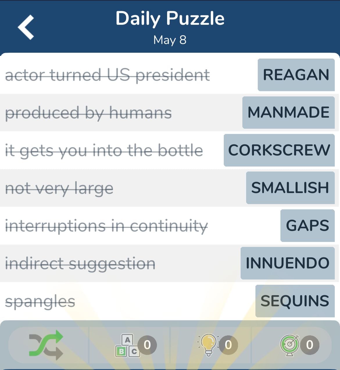 7 Little Words May 8 2024