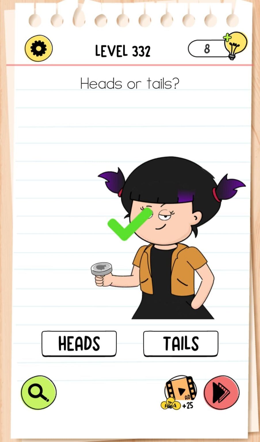 Brain Test 4 Level 332 Answers and Solutions