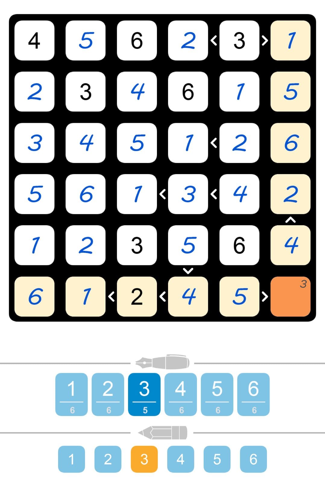 Puzzle Page Futoshiki May 24 2024