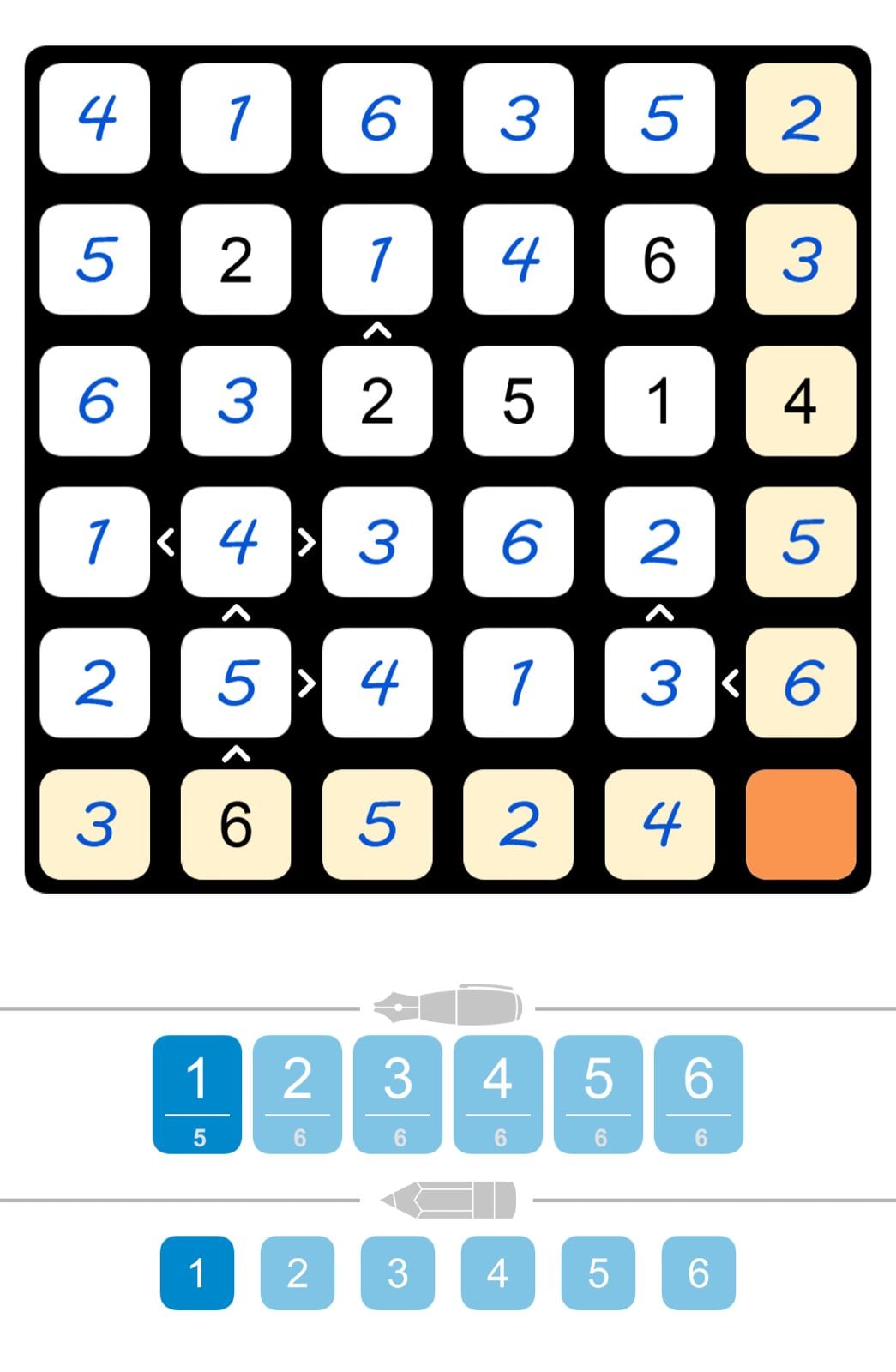 Puzzle Page Futoshiki May 25 2024