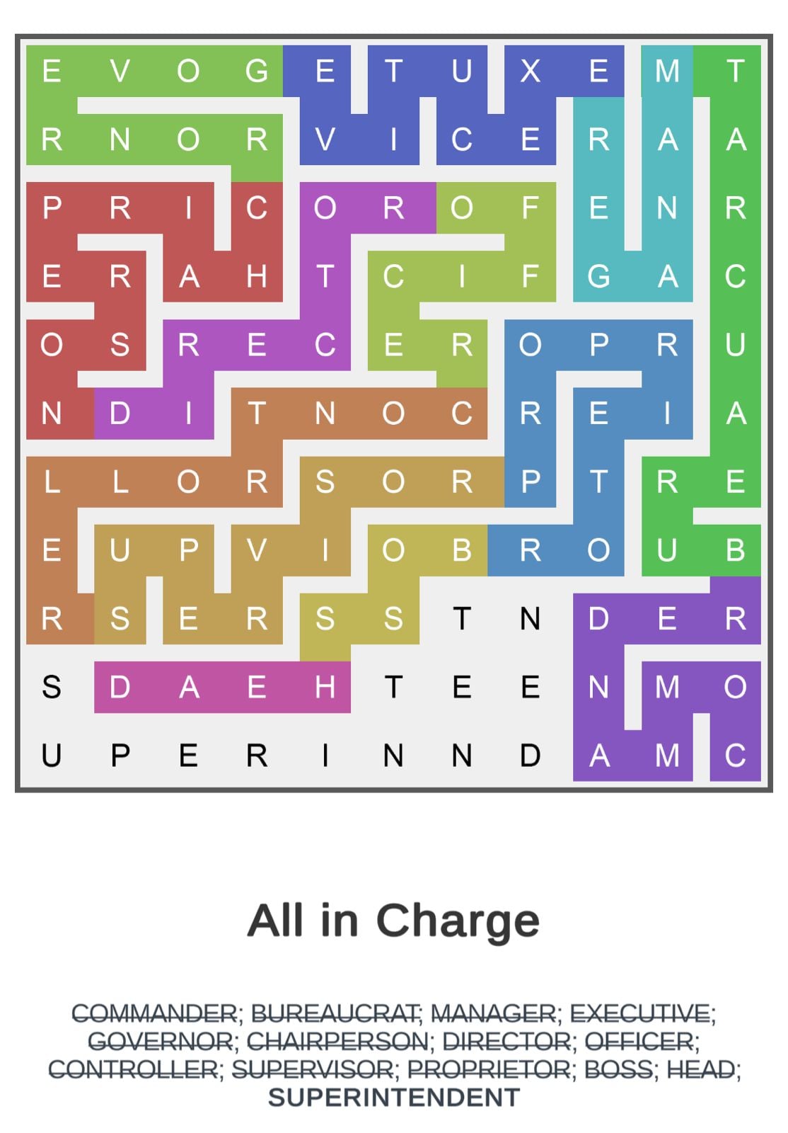 Puzzle Page Word Snake June 1 2024