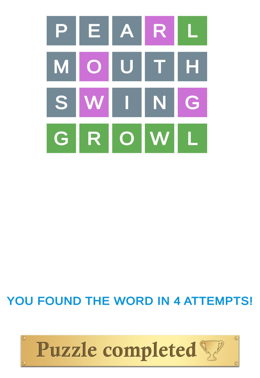 Puzzle Page Wordy May 14 2024
