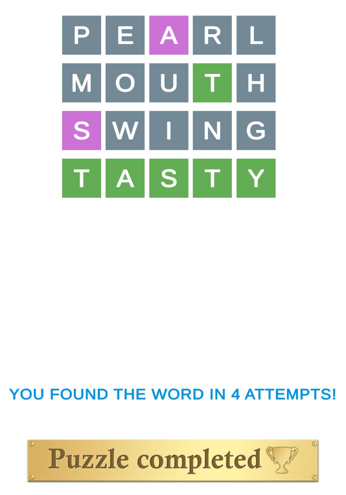 Puzzle Page Wordy May 24 2024