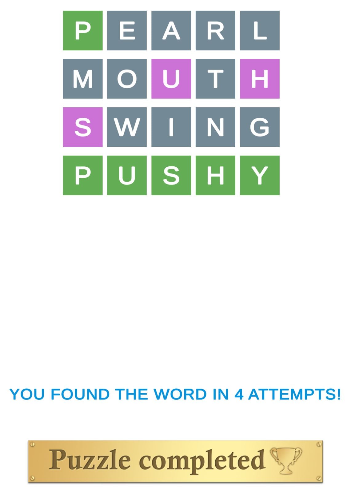 Puzzle Page Wordy May 31 2024